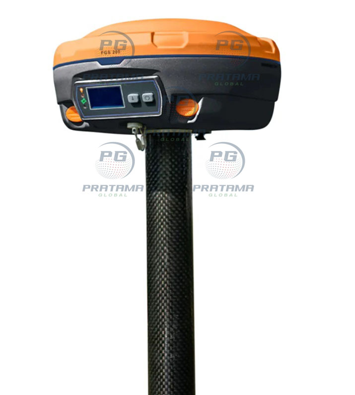 geo-FENNEL FGS 200 GNSS receiver base and rover set with G20 antenna pole for professional RTK surveying and mapping