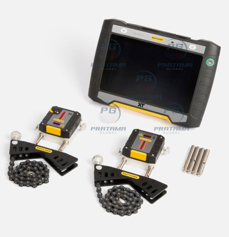 Compact industrial machinery alignment system