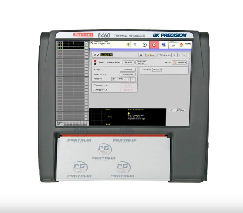 BK Precision 8460 high-speed data acquisition system with integrated printer for industrial and laboratory testing
