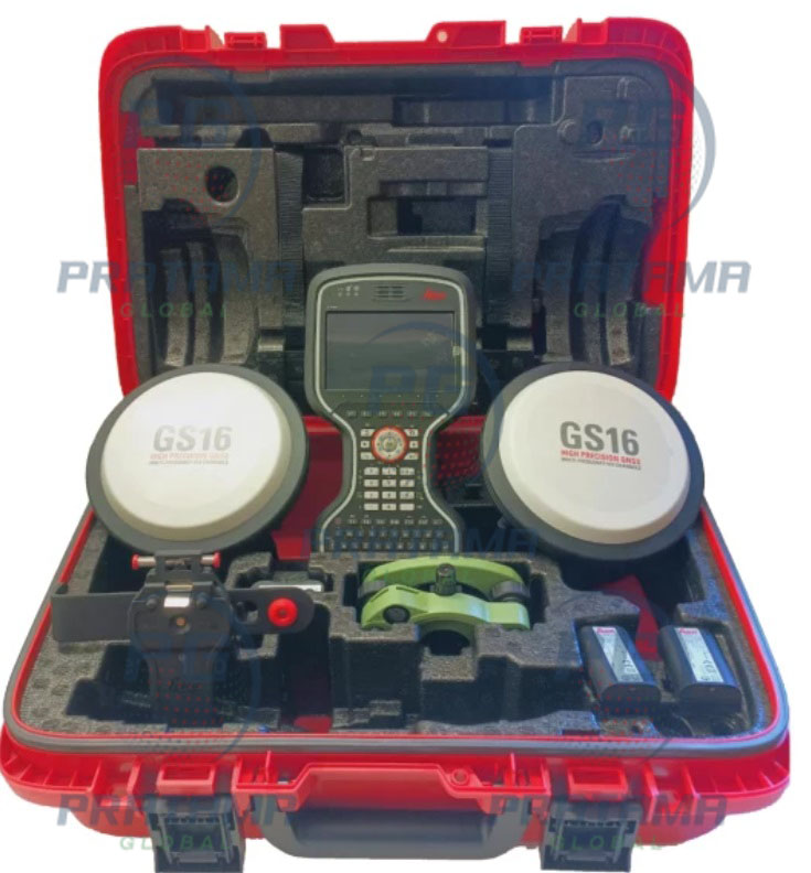 Leica Viva GS16 RTK GNSS Receiver dual kit for high precision land surveying