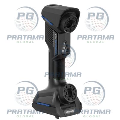 Shining 3D FreeScan UE Pro2 professional handheld 3D scanner performing high-accuracy industrial measurement