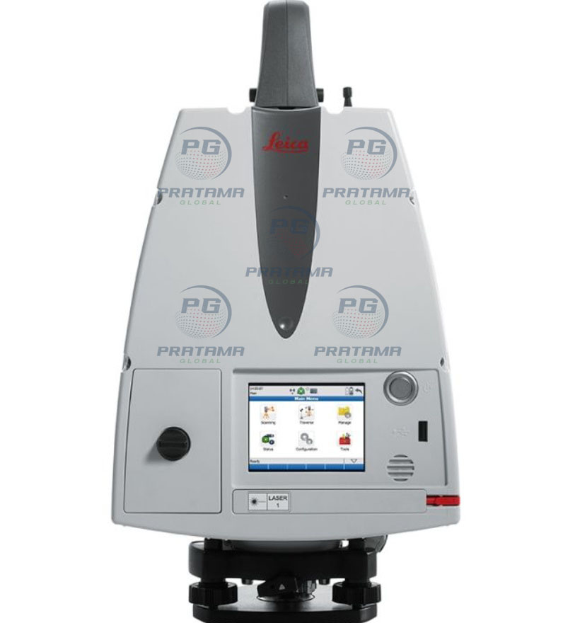 Professional Leica P50 reality capture scanner in field use