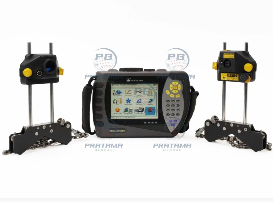 Pruftechnik ROTALIGN Ultra laser shaft alignment system for industrial rotating machinery maintenance