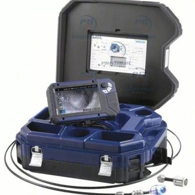 Wöhler VIS 700 PLUS HD Dual-Head Push-Rod Inspection Camera for Professional Pipe and Drain Inspections