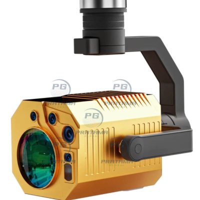 BLV BL-CH4 400 methane detector mounted on DJI Matrice 350 RTK drone for long-range gas leak detection