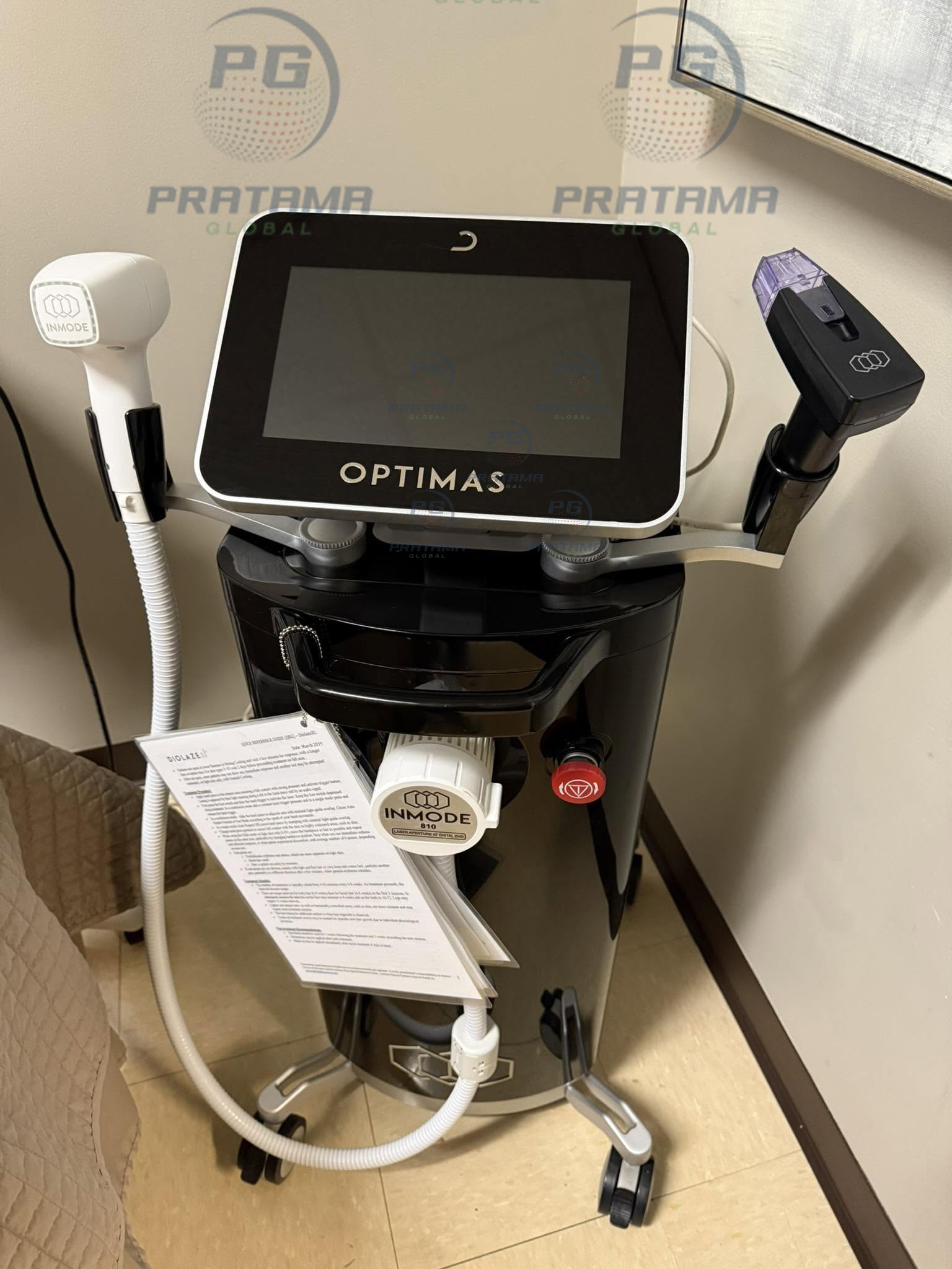 InMode Optimas Morpheus8 Face + Diolaze XL 2022 RF Microneedling and Diode Laser Hair Removal System
