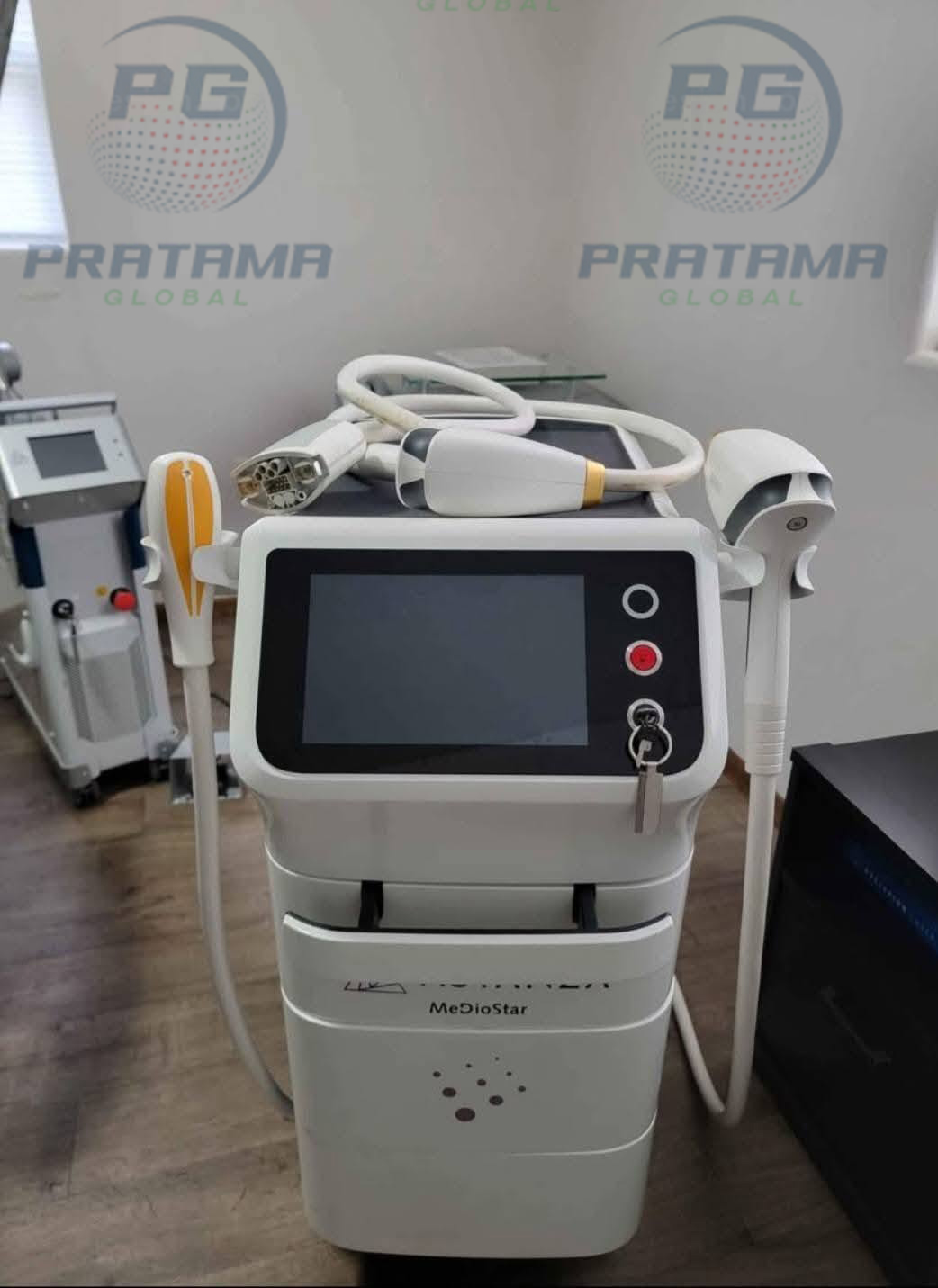 Mediostar Vascular 2021 professional diode laser system for vascular lesion treatment, spider veins, facial veins, rosacea, and skin rejuvenation