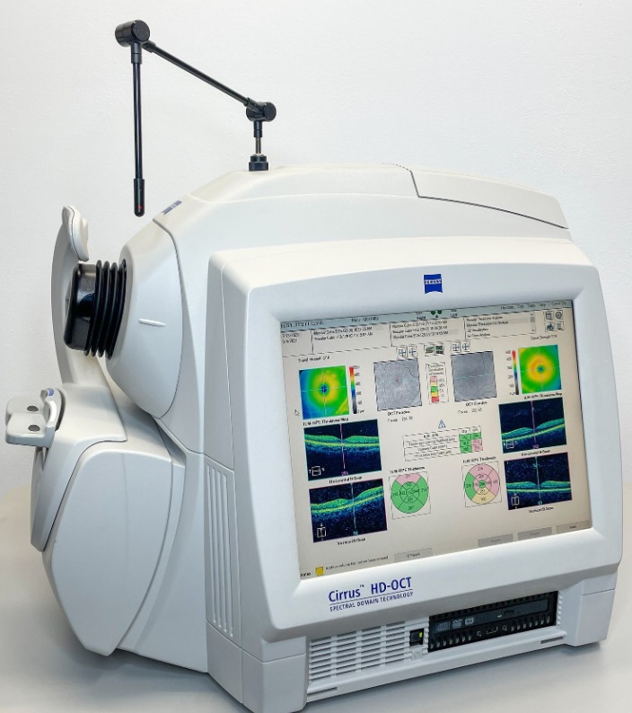 Zeiss Cirrus 4000 HD-OCT high-definition optical coherence tomography retinal imaging system for ophthalmology diagnostics
