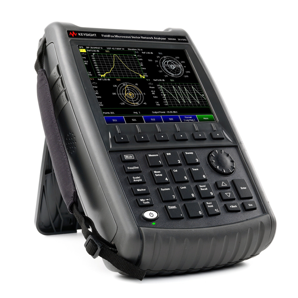 Keysight FieldFox N9928A handheld microwave vector network analyzer RF testing equipment